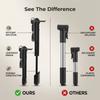 Mini Bike Pump for US FR Valve 100PSI Portable Frame Mounted Bike Hand Air Pump Tire Inflator for Mountain Road Bikes