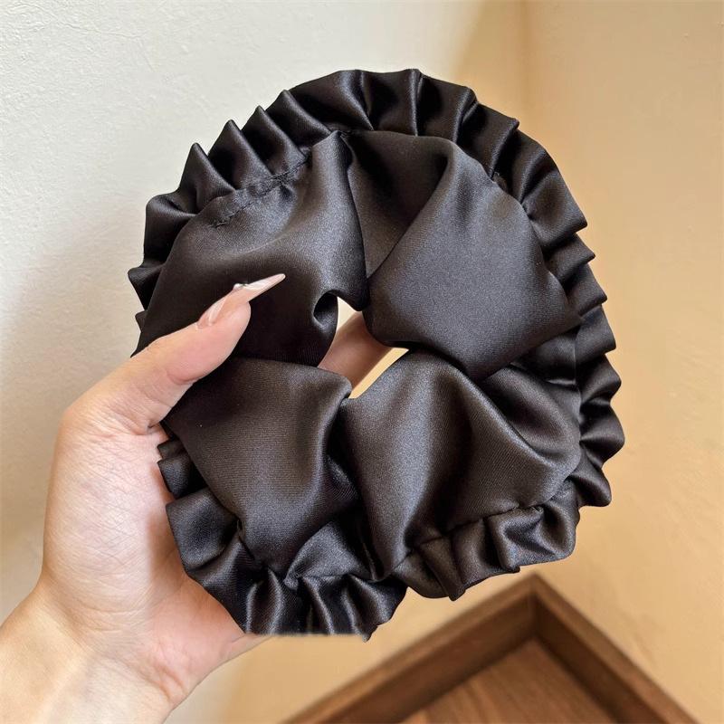 Korean Style Spring/Summer Floral Intestine Hair Scrunchie for Women – Elegant Ponytail Tie and Mori Girl Accessory.