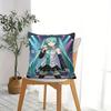 Hatsune Miku Galaxy Throw Pillow, 18.18 Inch Cushion, Accent Pillow, Includes Pillow Core, Hd Print For Sofa Bed Room