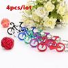 Creative Bicycle Bottle Opener Keychain Pneumatic Bottle Opener Safety Stainless Steel Bottle Opener Craft Gift Bottle Opener
