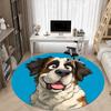 1pc Dog Portrait Chair Carpet for Office, Non-slip, Soft and Durable Office Rug, Perfect for Office yy260131057