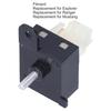 KIMISS Car Blower Control Switch YH‑588 F4DZ19986A Plastic A/C Blower Motor Control Switch for