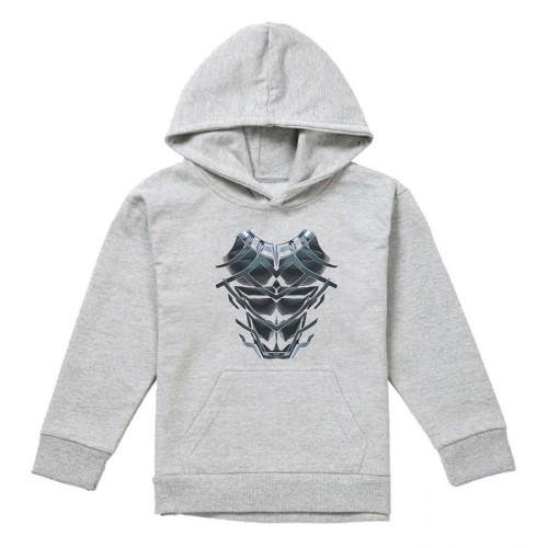 Black Panther Childrens/Kids Costume Heather Hoodie