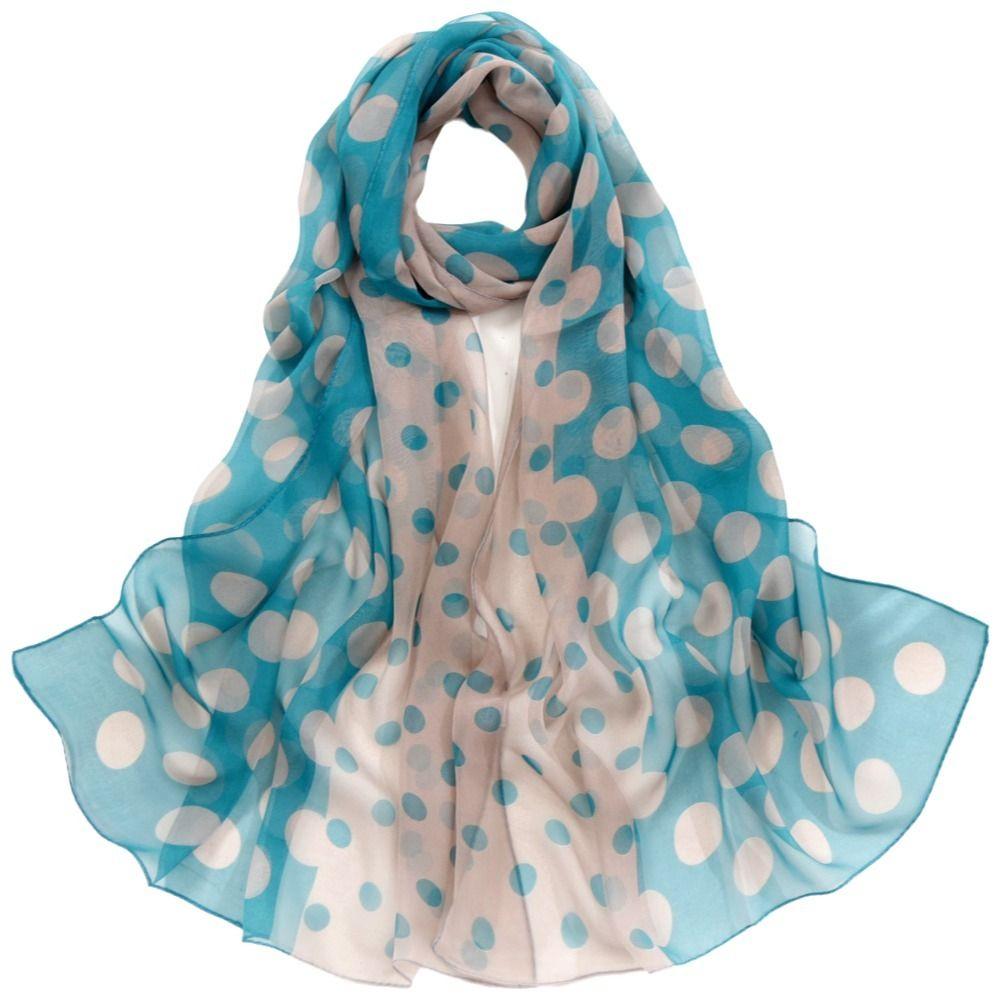 Sunscreen Shawls Wraps Scarves for Women Summer Head Wraps Polka Dot Scarf Air Conditioner Shawl