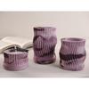 Striped Cylinder Tealight Holder Molds Cylinder Candlestick Molds