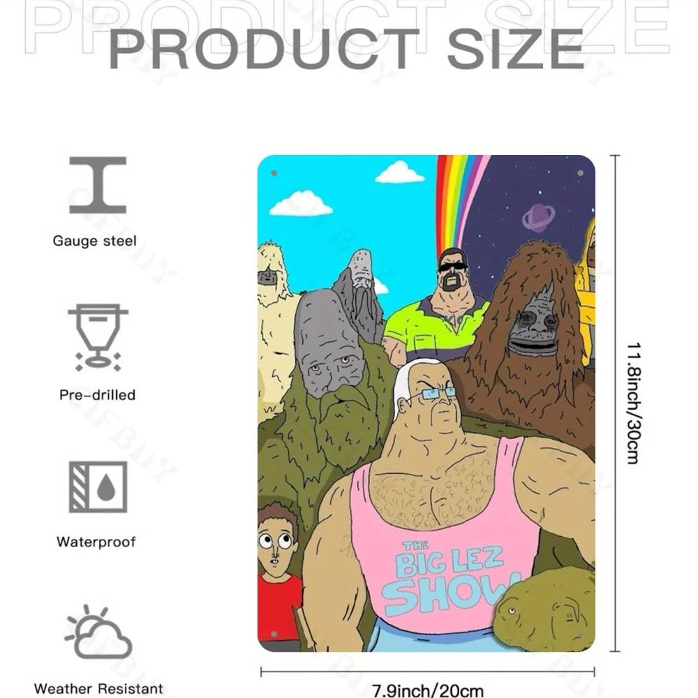 

Постер мультсериала «Большое шоу». Водонепроницаемое, Антикоррозийное Настенное Искусство. Идеально для мужских берлог, баров, офисов, гаражей в качестве подарка 20x30cm белый