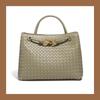 Elegant High-Capacity Hand-Woven Shoulder Bag for Women