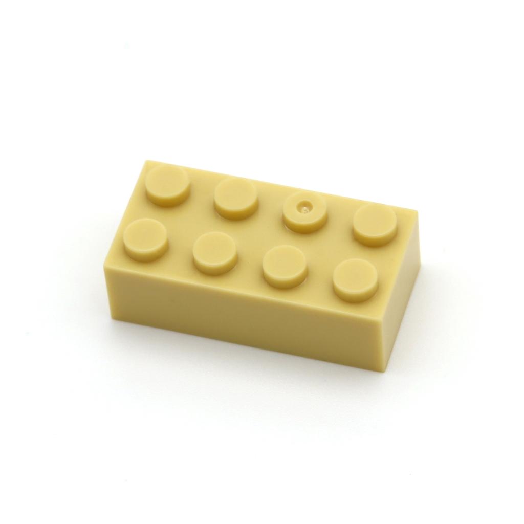 40pcs DIY Building Blocks Thick Figures Bricks 2x4 Dots Educational Creative Size Compatible With 3001 Plastic Toys for Children