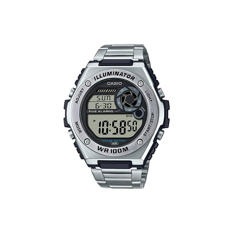CASIO Men YOUTH Gray Watch MWD-100HD-1A MWD-100HD-1A Silver Gray Strap