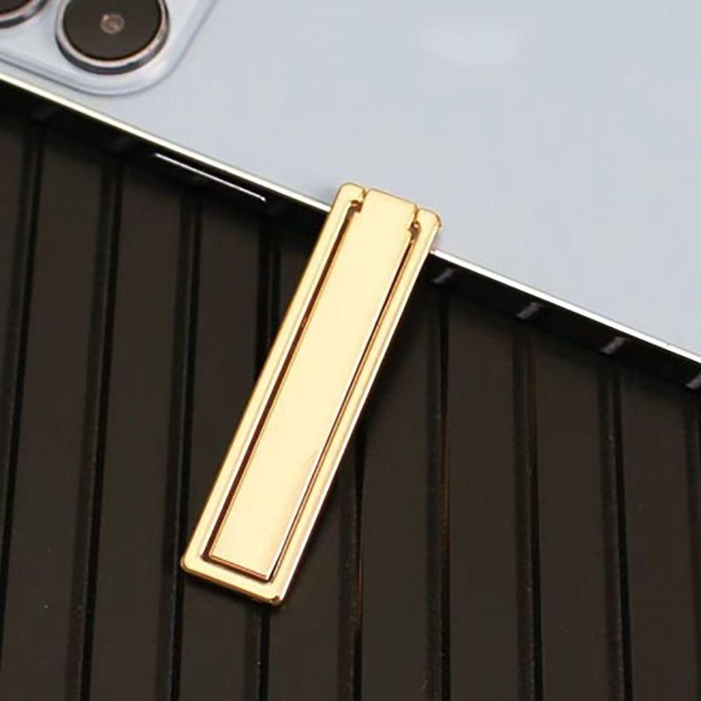 Zinc Alloy Phone Holder Ultra Thin Support Frame Creative Back Sticker Bracket  Universal