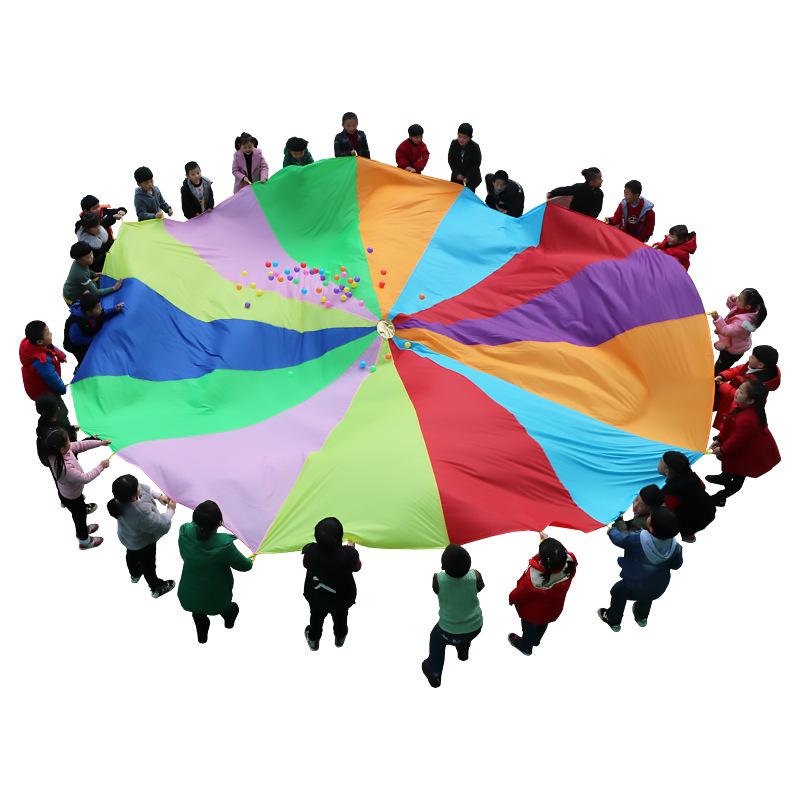 Rainbow Kindergarten Umbrella: Sensory Play Toy for Outdoor Parent-Child Activities