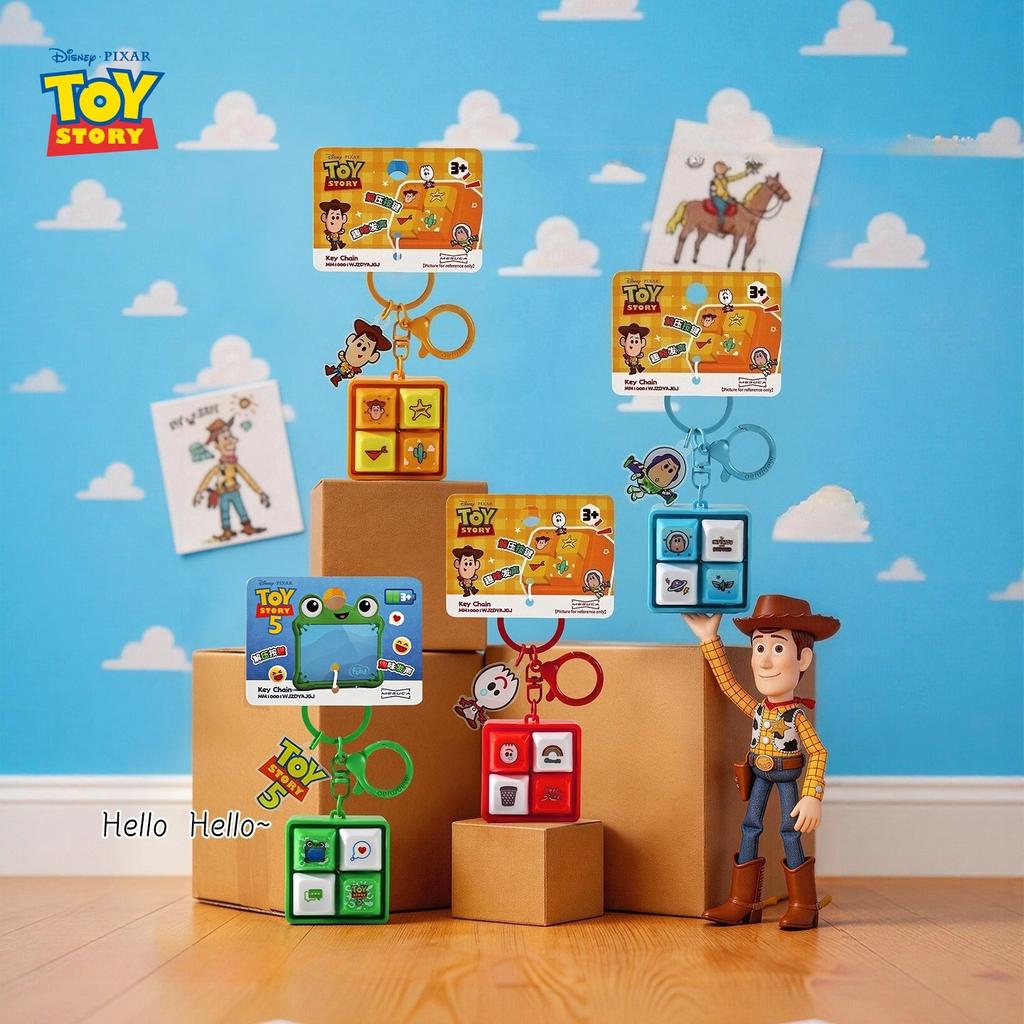 New! 5 Woody Buzz Lilypad Forky Button Keyboard Key Toy Anti Stress Finger Keychain GIfts for Kids&Adults