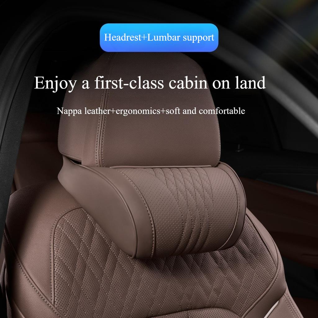 Memory Cotton Car Headrest Lumbar Support Head And Shoulder Cushion for Vehicle Accessories Comfortable Neck Pillow