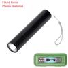 Mini Keychain Flashlight USB Charging Waterproof Pocket Torch Lamp 3 Modes Outdoors Strong Light Camping Fixed-Focus Flashlight