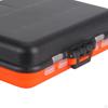 Double Sided Fishing Tackle Box Case Multifunction Removable Dividers Waterproof Hook