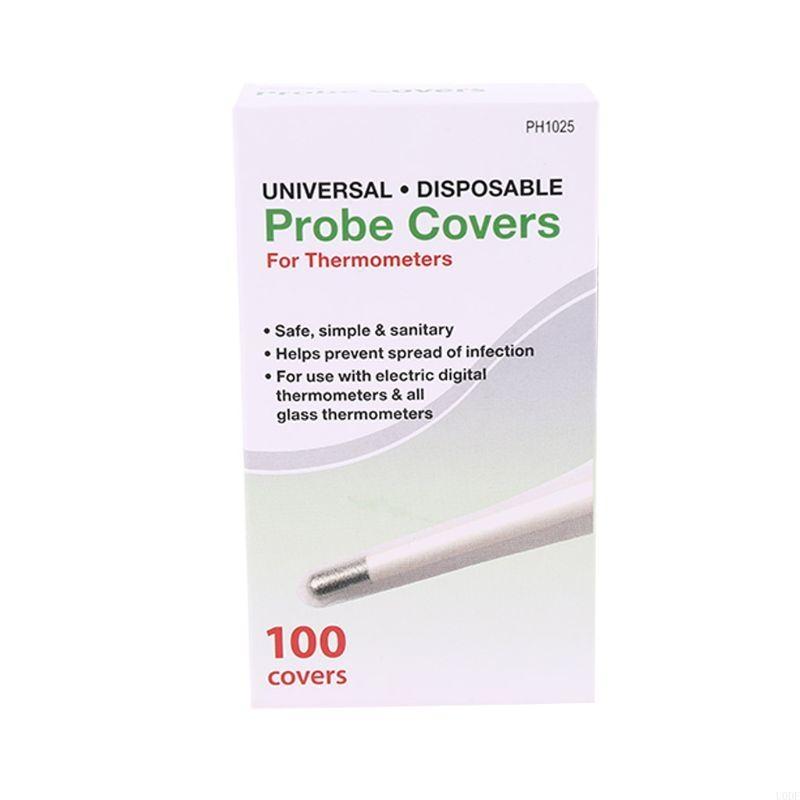

100Pcs Disposable Digital Thermometer Probe Covers Sleeve for Oral Armpit Rectal CN