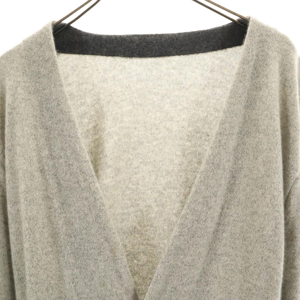 mila schon Made in Japan 100% cashmere Long sleeve knit cardigan 48 gray Men's Used
