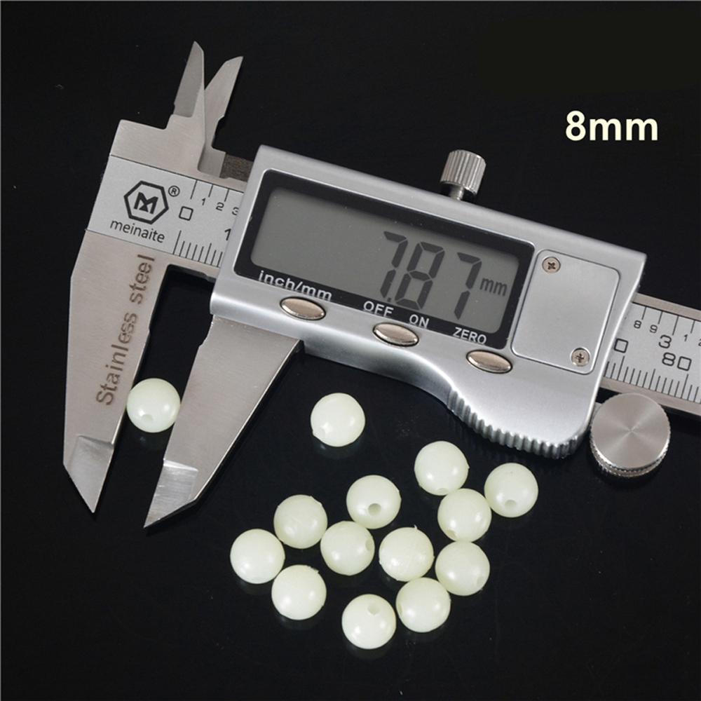 500pcs/lot Luminous Shape Sea Fishing Beads Light Soft Lure Round Floating Float Tackles Accessories Premium Quality 3mm-12mm