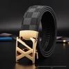 New Men's Versatile Casual Automatic Leather Belt - Durable Cowhide Waist Belt, Latest Model.