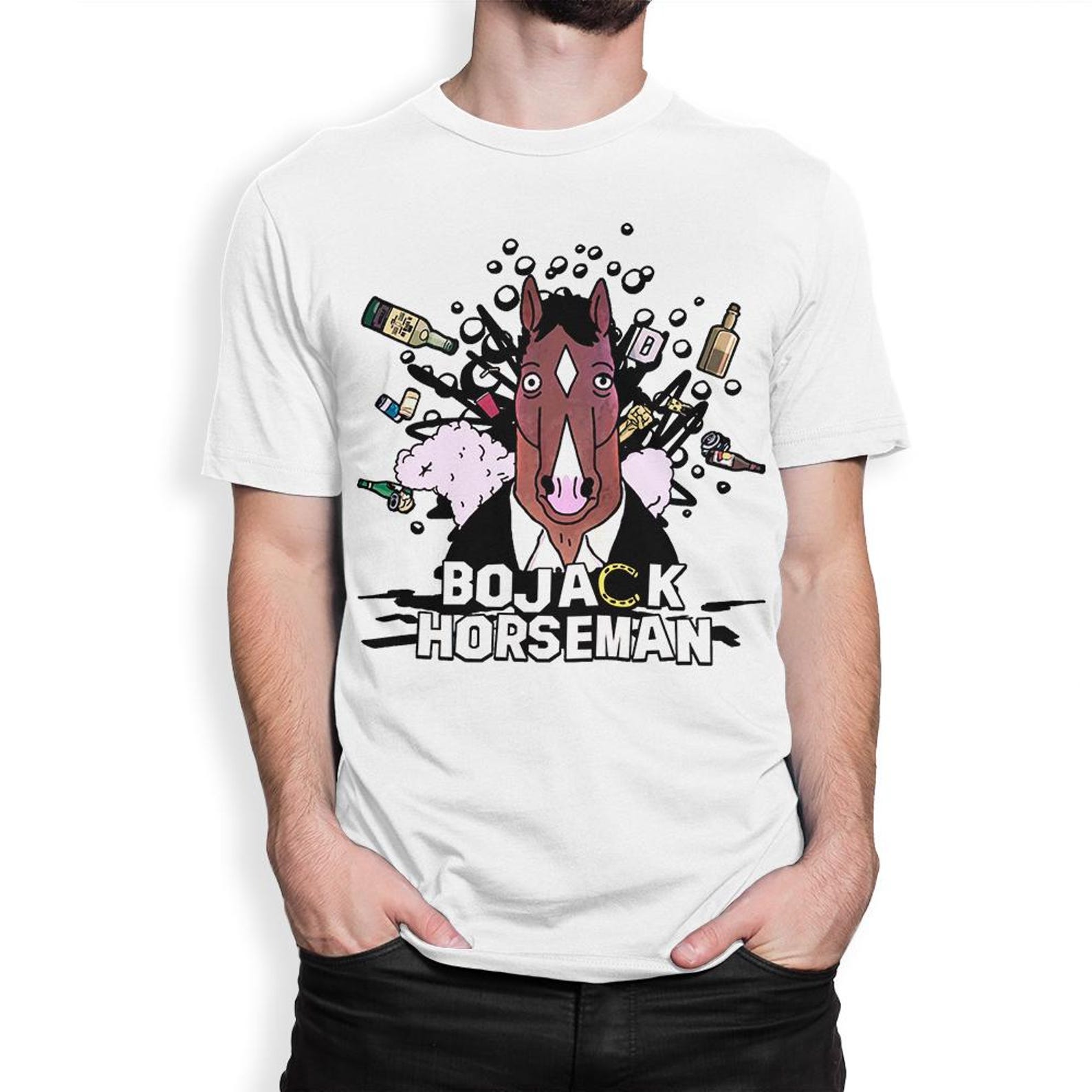 BoJack Horseman TV Series T-Shirt, Men s and Women s Sizes XL