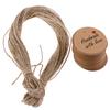 100Pcs Handmade with Love Labels Hang Tags Blank Kraft Paper with 20m String