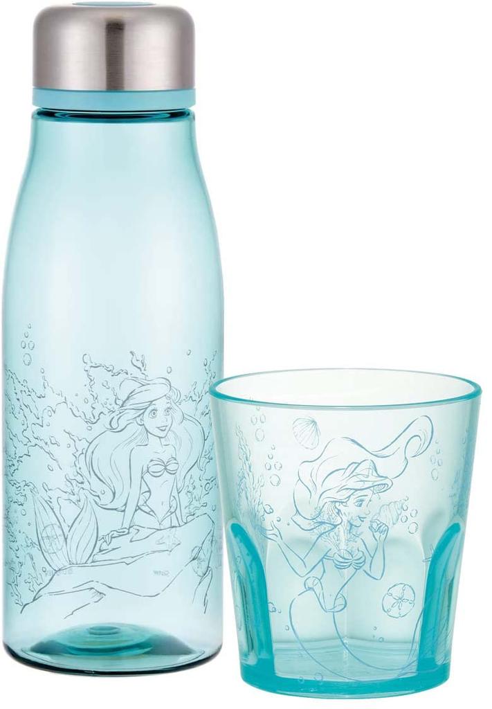 Skater Acrylic Disney Ariel Cup, 280ml, Turquoise, KSA4-A