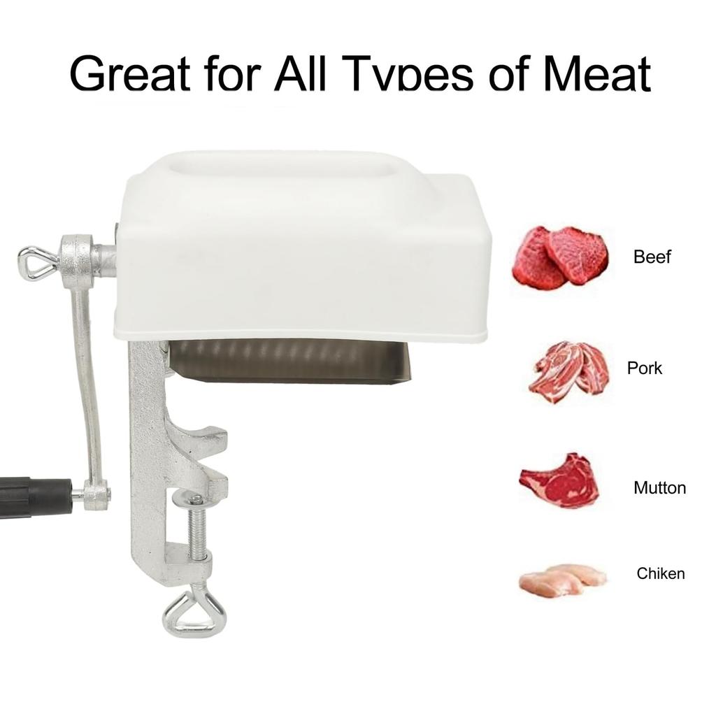 Home Heavy Duty Fleischklopfer Würfler, Manuelles Steak flachklopfer Werkzeug, Fleischklopfer Maschine, Aufklemmbarer Schweinefleisch Roll-Mahlwerk Aufsatz für den Heimgebrauch