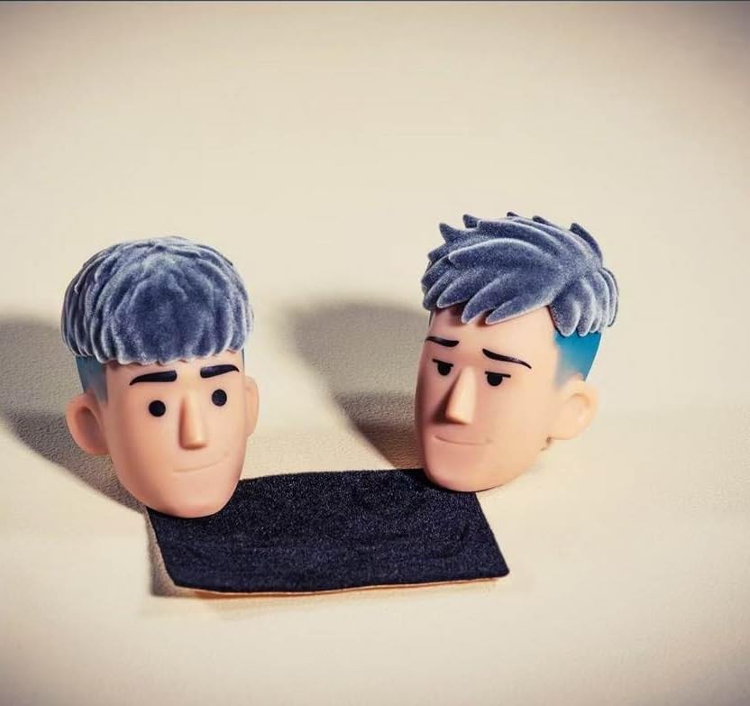 

Toy Hobby [TOYBARJAPAN] trickyMan12 202415a Fashion Double Asian Male Head for 1/6 Scale Action Figures (Body and Clothes Not Included)