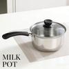 2026 Stainless Steel Milk Pot Non Stick Baby Food Cooker Double Handle Soup Pot For Induction Cooker