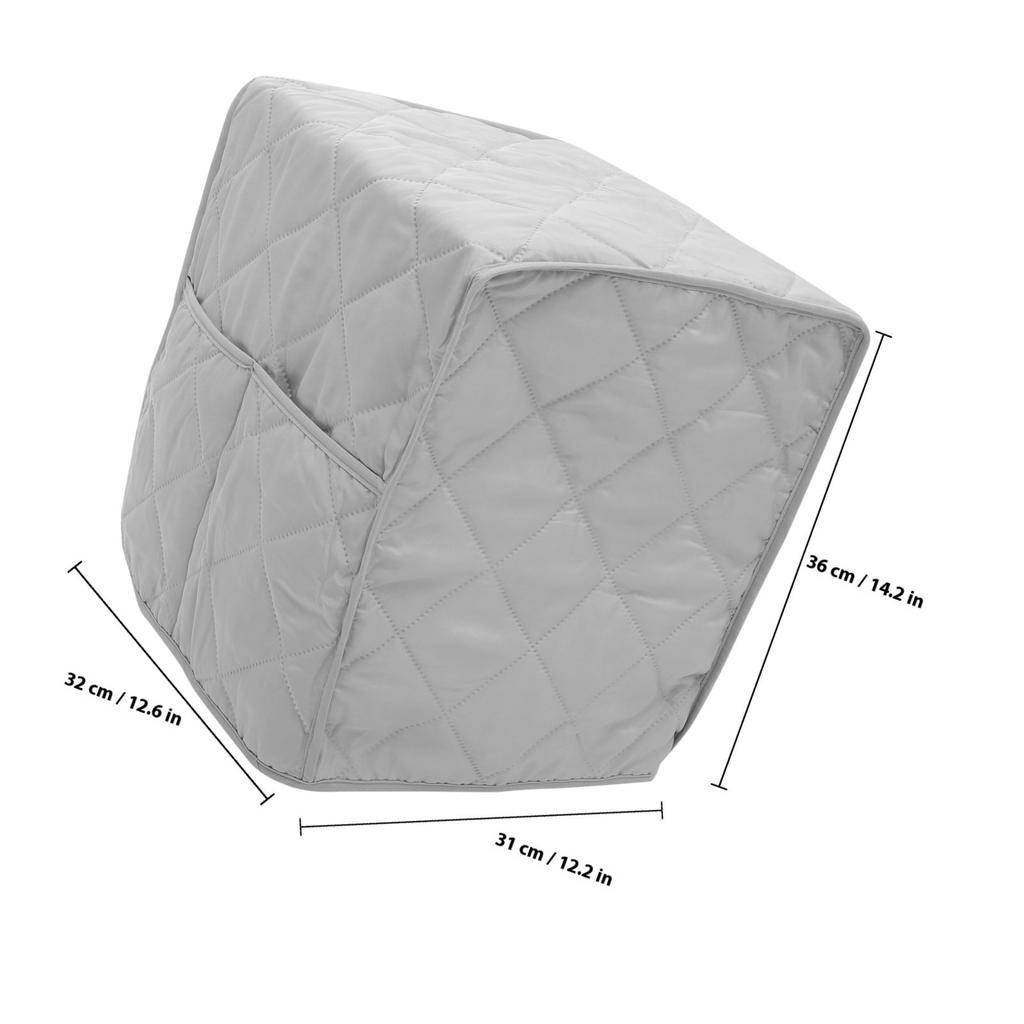 Household Appliance Coffee Machine Cover Soft Surface Protector Fits Most Standard Machines Two Pockets Dust Dirt Liquid Scratch