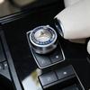 Car Center Console Multimedia Control Knob Decorative Cover Sticker For Mercedes-Benz GLC X253 X254 C-Class W205 W206 A-Class W1 ZK9