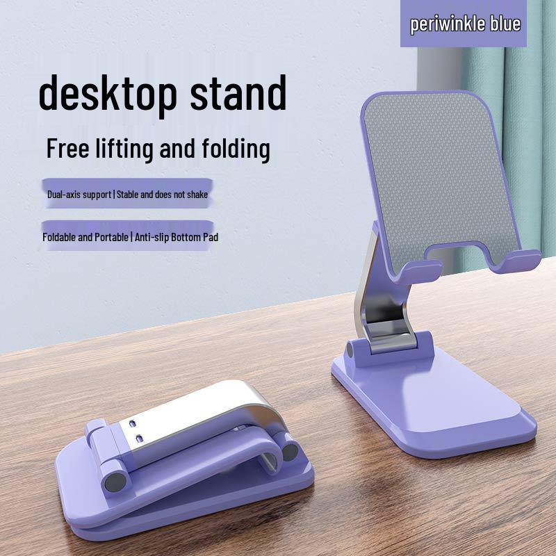 Foldable Metal Phone & Tablet Holder for Desktop Live Streaming