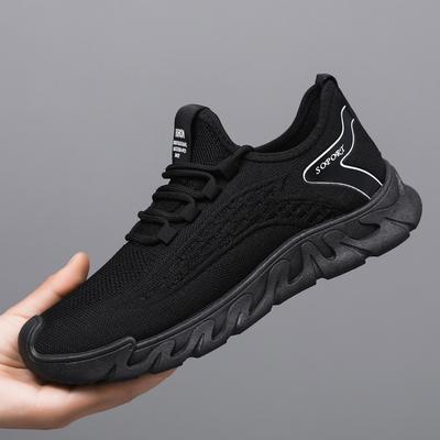 Men's Shoes Fly-woven Spring New Breathable Thin Mesh Fly-woven Mesh Shoes Casual Versatile Men's Sports Shoes