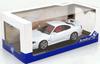 SOLID O 1/18 Scale Nissan Silvia S15 SPEC-R Aero 1999 Aspen White Diecast Model Car [Parallel Import]