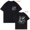 Casual Funny Personality Sport Loose Rebel Wolf T-shirt Fitness Graphic T-shirts Retro Style Cotton Unique Hot Selling Clothes
