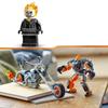 Lego® marvel 76245 le robot et la moto de ghost rider, jouet avec figurine super-héros