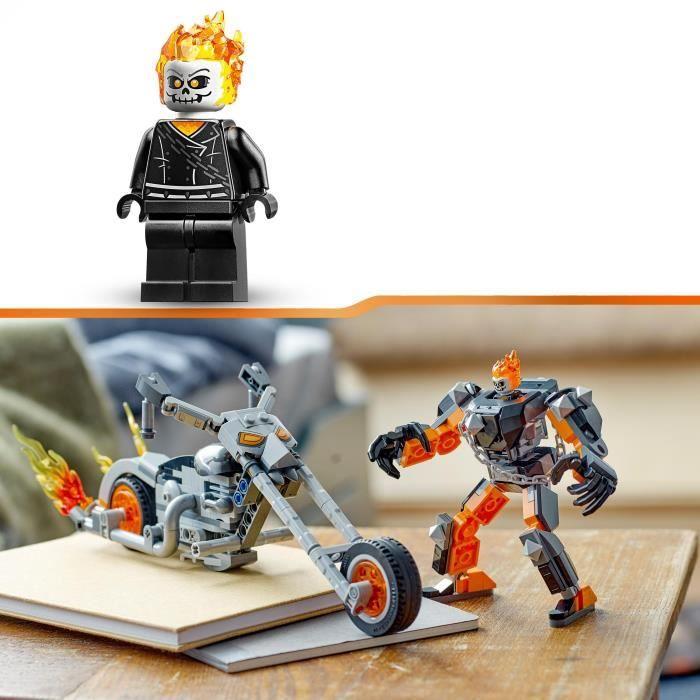 LEGO® Marvel 76245 Robot i Motocykl Ghost Ridera, Zabawka z Figurką Superbohatera