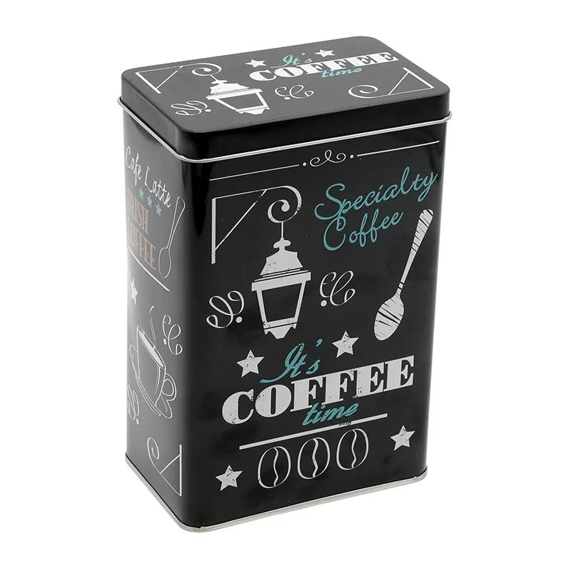 1/3/6Pcs Metal Tin Box American Style Biscuit Snack Coffee Candy Storage Box Rectangle Jewelry Cosmetic Organizer Home Decor