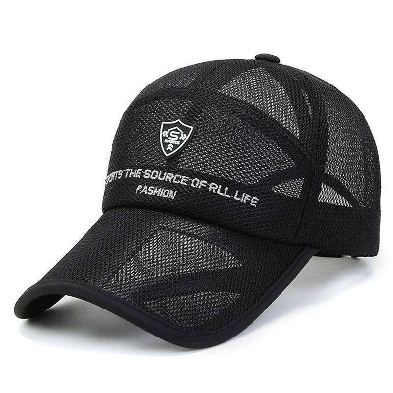 Yiran bag Heren Dames Sneldrogend Ademend Mesh Zon Hoed Zomer Sport Golf Honkbal Petten Buiten Wandelen Hardlopen Vissen Eend Hoed Vizieren One Size