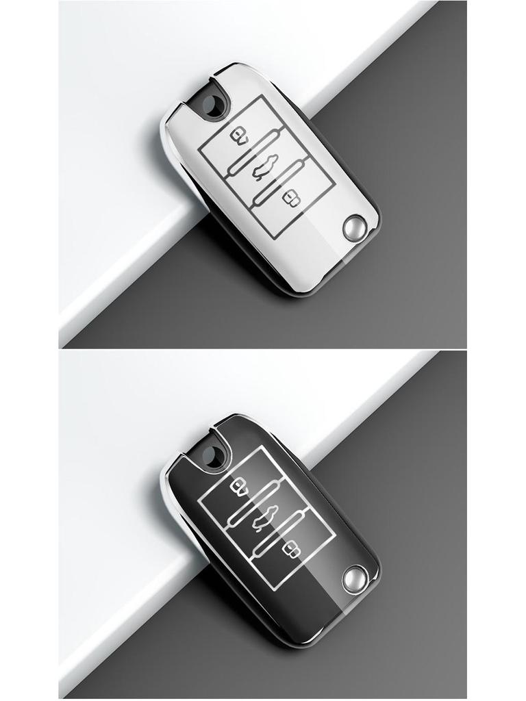 Compatible Key Case for MG 3/5/6, ZS, New Energy, HS, Rui Xing, and MG6 Pro - Third Generation Car Buckle Package