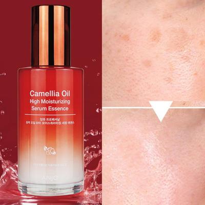 Suero de lujo con camelia roja: reduce las manchas oscuras y afina los poros.