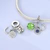 Charms Platafour-Leaf Clover Eyes Horseshoe Beads Fit Originalbracelets Charms For Women Jewelry Diy Making Gifts