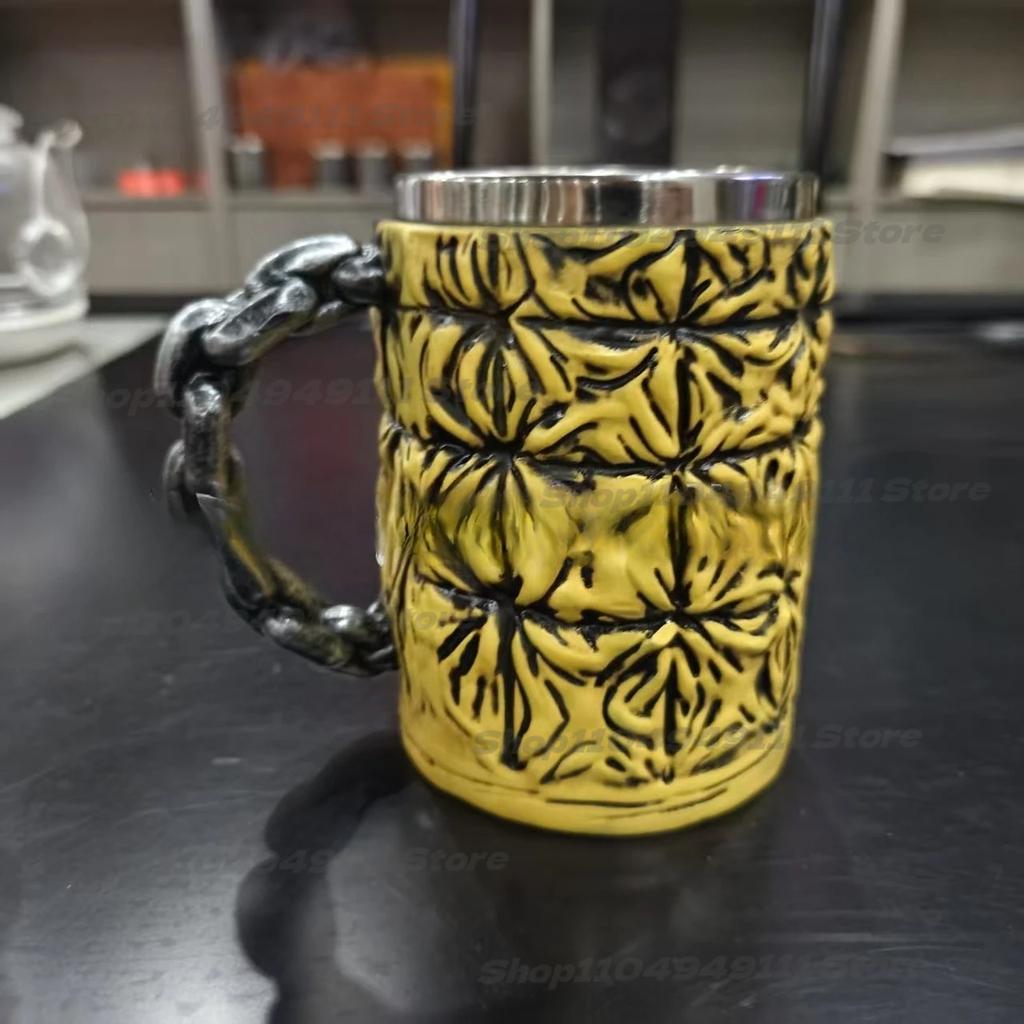 2025 Nové Pro Iron Maiden 50. výročí Iron Maiden Hrneček na kávu Nerezová ocel Značka Hrneček Dekorace