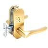 Kawaguchigiken Lever Handle, High Lever Lock, Blister Pack, Satin Gold, DAL-32-4K13-SG