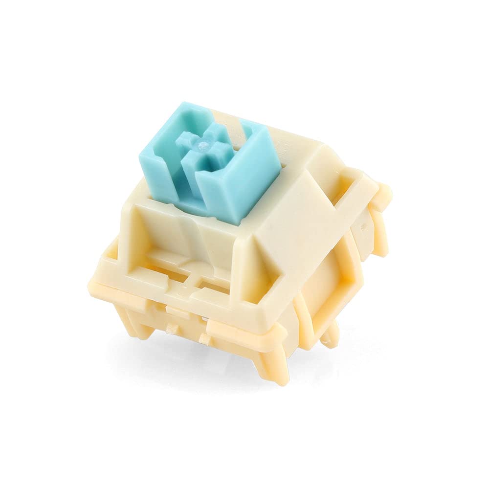 

EPOMAKER Budgerigar 35pcs 47gf Tactile Keyboard Switch Set 35gf Initial Force POM Stem Dual Spring Factory Lubricated Switches PC Nylon Housing