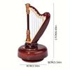 1Pc Design string music box - manual, no battery required, perfect for home decor and gifts