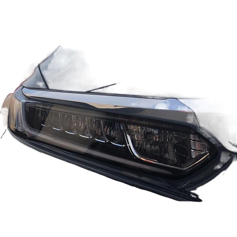 Black Warrior Smoked Headlight Film for 25 Accord Models - TPU Light-Controlled Sticker for Headlight and Taillight Color Change.