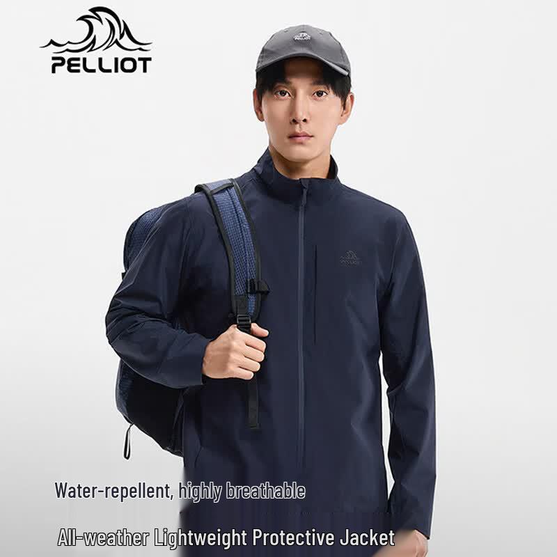 PELLIOT Men's Lightweight Water-Repellent Hiking Jacket