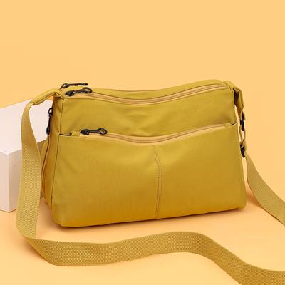 Nylon Messenger Bag Women's Shoulder Bag Lightweight Small Square Bag