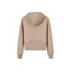 Anta Comfortable Simple Hooded Versatile Casual Solid Color Loose Sweatshirt Women sweatshirt 162547708S-1